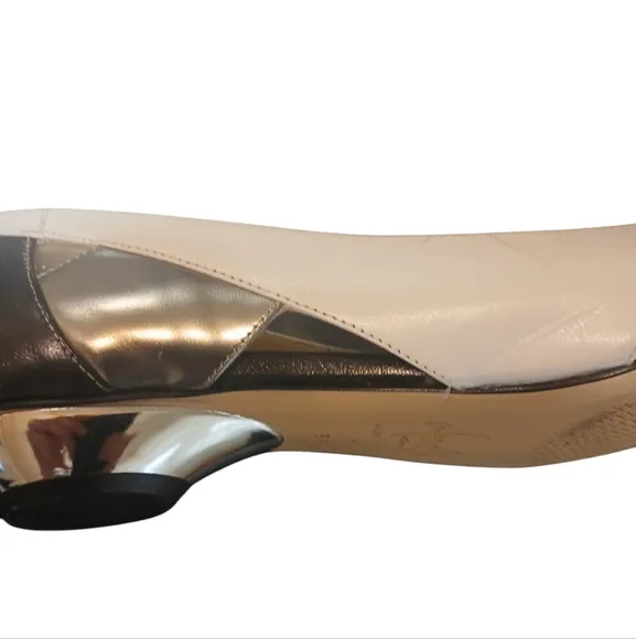 Vintage Amalfi Black and White Leather Flat Women's size 7