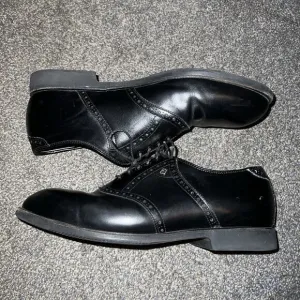 Vintage FootJoy Classics Leather Black Saddle Oxford Shoes 55715 Men’s Size 12