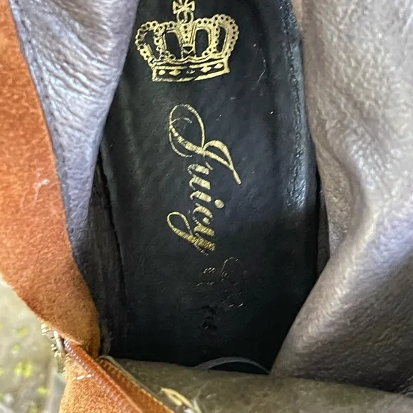 Vintage Juicy couture suede brown boots