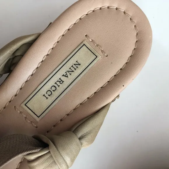 Vintage Nina Ricci Strappy Leather Sandals Sz IT 37 US 7