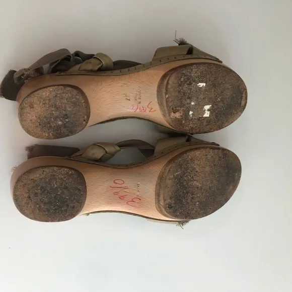 Vintage Nina Ricci Strappy Leather Sandals Sz IT 37 US 7