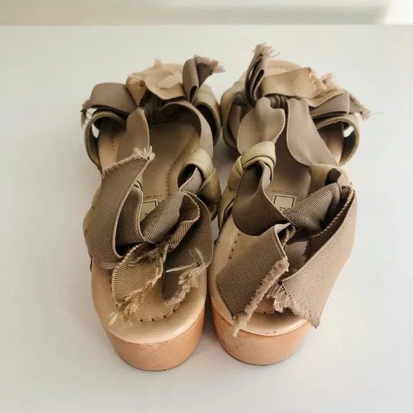 Vintage Nina Ricci Strappy Leather Sandals Sz IT 37 US 7