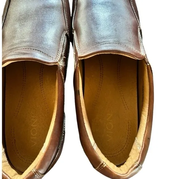 Vionic Spruce Sullivan Leather Loafers Slip-on Dress Shoes Men’s Size 11 EC