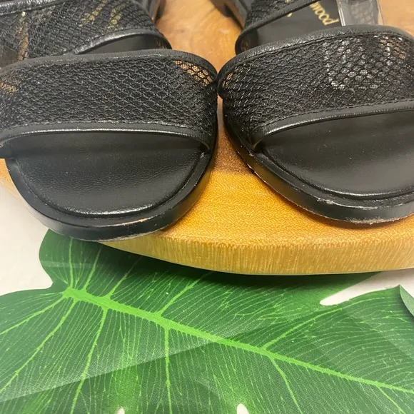 Vivienne Westwood Fishnet Mesh Wrap Sandals