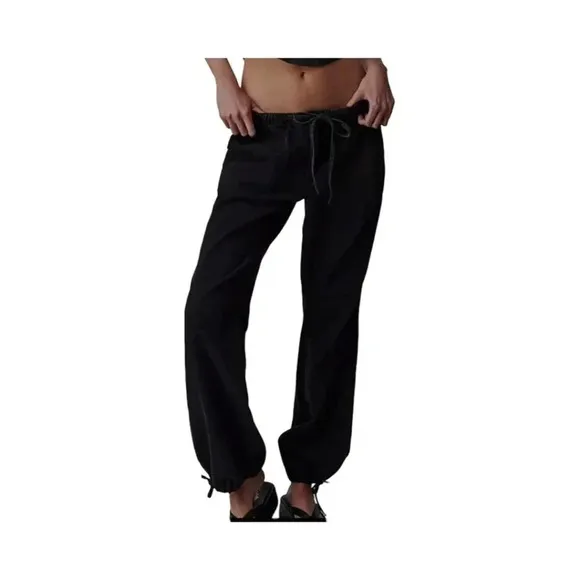 We the Free Black Womens Boho-chic Low-rise Jeans Size XL