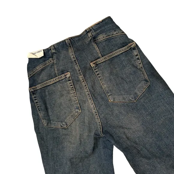 We The Free CRVY Dream State High Rise Straight Leg Jeans, Flashback Blue NWT