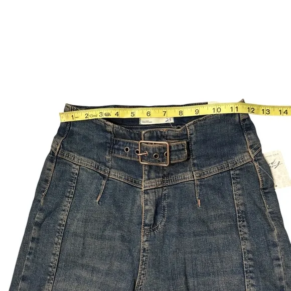 We The Free CRVY Dream State High Rise Straight Leg Jeans, Flashback Blue NWT