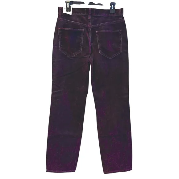 We The Free First Class Relaxed Flock Jeans Wine Tasting Purple Size 26