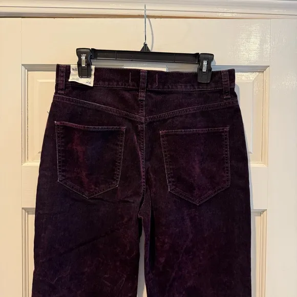 We The Free First Class Relaxed Flock Jeans Wine Tasting Purple Size 26