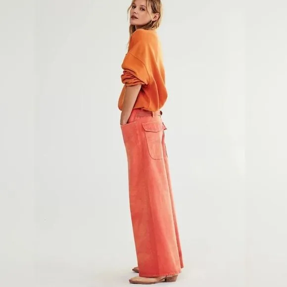 We The Free Waterfalls Baggy Wide Leg size Size 26 S