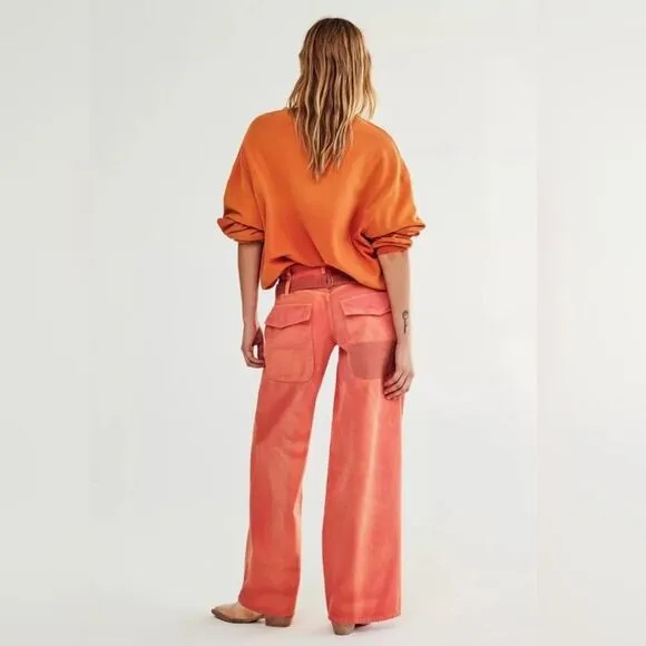 We The Free Waterfalls Baggy Wide Leg size Size 26 S