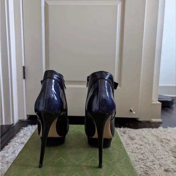 Wearing ones in perfect condition so sexy High heels-boots.