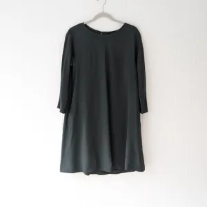 Weekend MaxMara Green Knee-length A-line Shift 3/4 Sleeves Dress, size 4