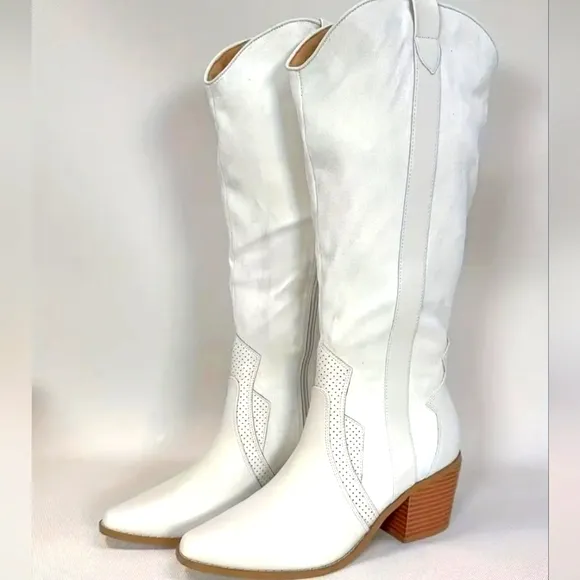 Western Knee-High Boots Sz 9