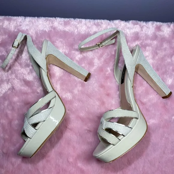 WhiteHouse BlackMarket Ankle Strap Sandals