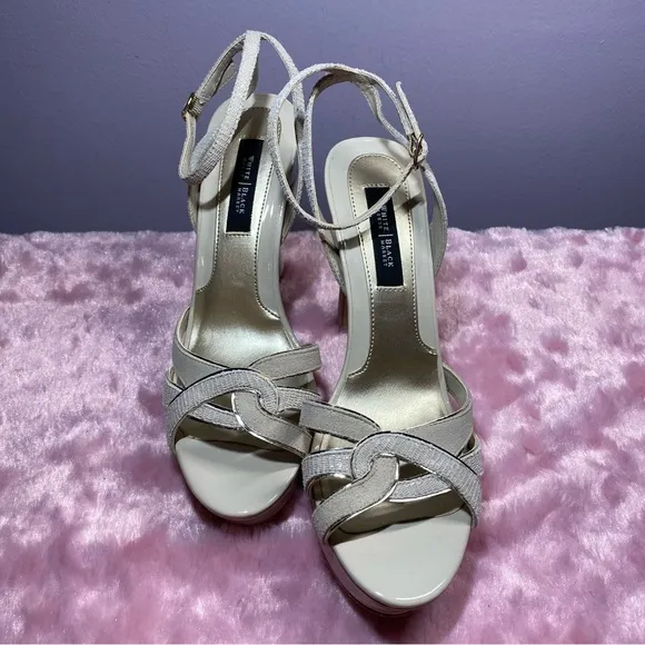 WhiteHouse BlackMarket Ankle Strap Sandals