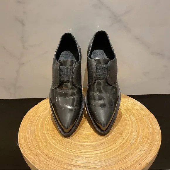 WM Brunello Cucinelli C101 Nero Slip Loafers