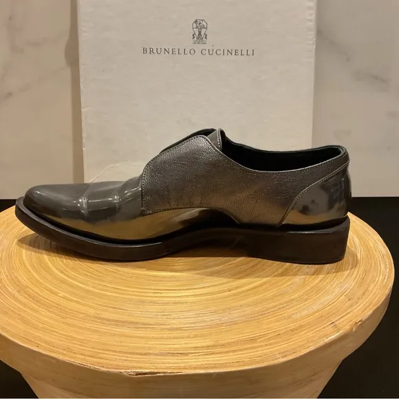 WM Brunello Cucinelli C101 Nero Slip Loafers