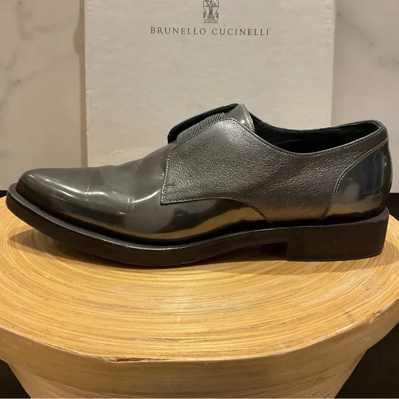 WM Brunello Cucinelli C101 Nero Slip Loafers