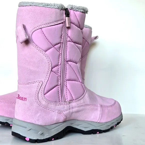 Women LL Bean Snowfield Boots Tall Size 4