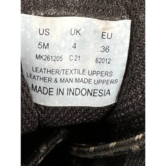Women’s 6.5 Merrell MOAB 2 Mid Brown Grey Black Athletic Trail Sneakers MK261205