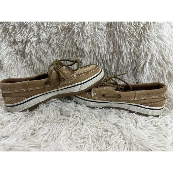 Women’s 7M G H Bass Cayman Loafer Leather Lace Boat Shoes