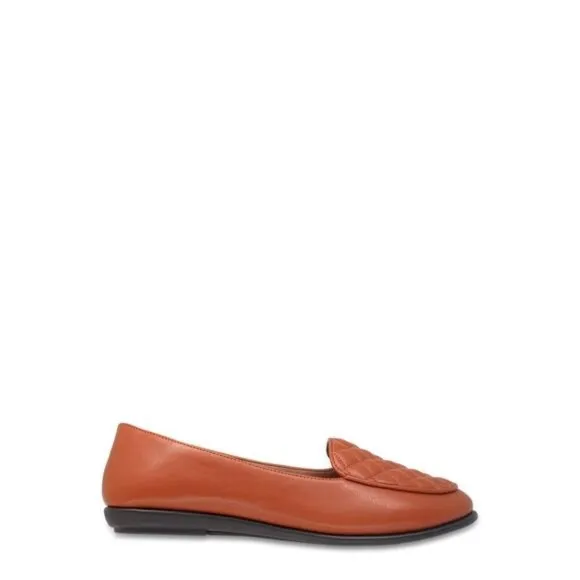 Women’s Briella Wide Width Quilted Leather Ballet Flats Slip-on Comfortable