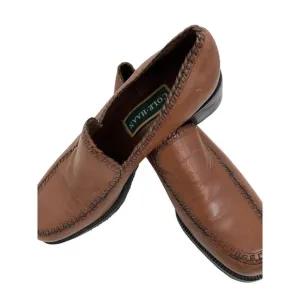 Womens Cole Haan Leather Loafer 7AA Narrow EUC Brazil Flat Shoes 6891
