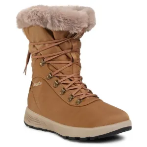 Women's Columbia Slopeside Village Omni Heat Boots - Elk/Autumn Orange - Var Szs