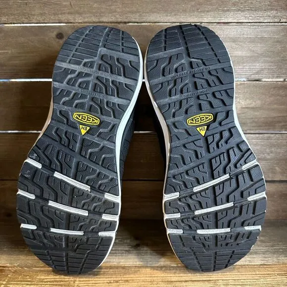 Womens Keen Utility Vista Energy Black Steel Toe Work Sneakers Shoes Size‎ 7.5 M