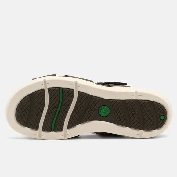 Women's Timberland Wilesport Olive Green Leather Strap Sandals olive