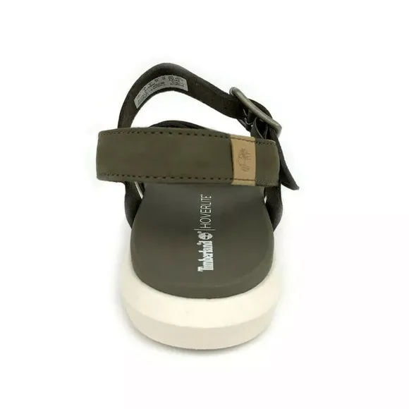 Women's Timberland Wilesport Olive Green Leather Strap Sandals olive