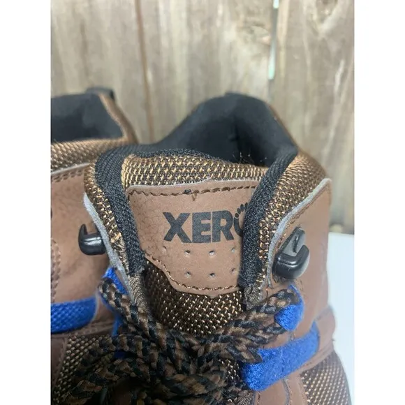 Xero Daylight Hiker EV Women's Size 10 Trail Running Shoes Brown Blue