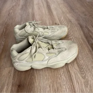 Yeezy 500 Utility Stone Kids Suede Boost Sneakers Shoes Size 2.5