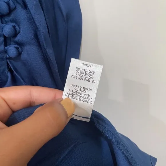 Young Fabulous &amp; Broke Blue Jameson Mini Wrap Cocktail Dress