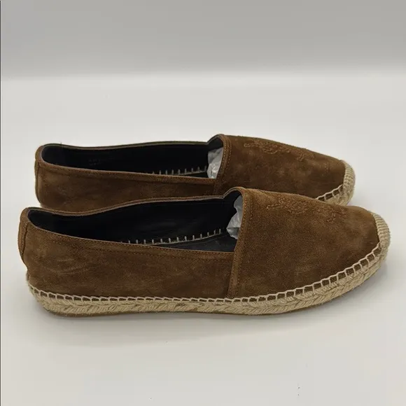 Yves Saint Laurent women’s  Brown Suede Espadrilles size 38 fits 7.5US