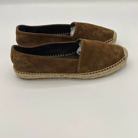 Yves Saint Laurent women’s  Brown Suede Espadrilles size 38 fits 7.5US