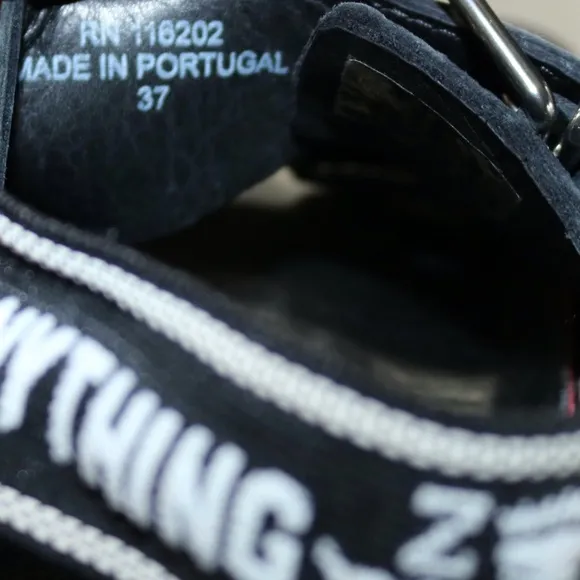 Zadig &amp; Voltaire Alpha Words Sandals in Noir (Black)