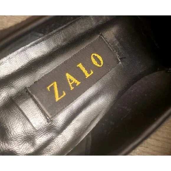 Zalo Frog Print Loafer Shoes Flats Women's Sz 8.5 Black