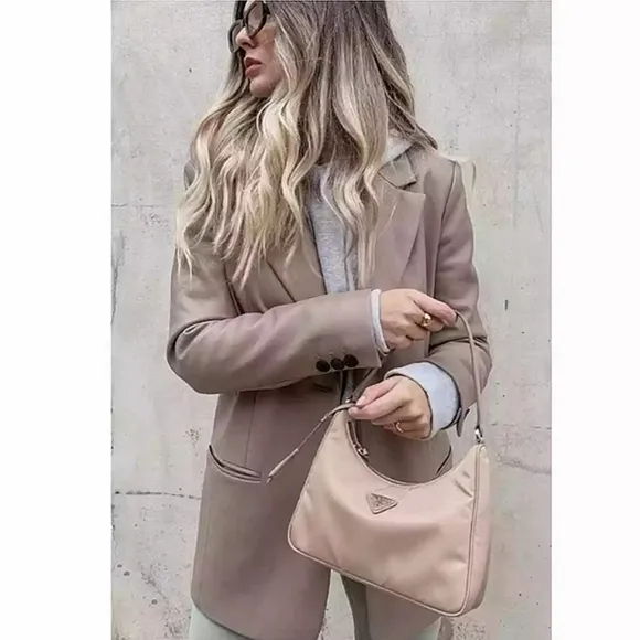ZARA FAUX LEATHER OVERSIZED BLAZER  Size S and M