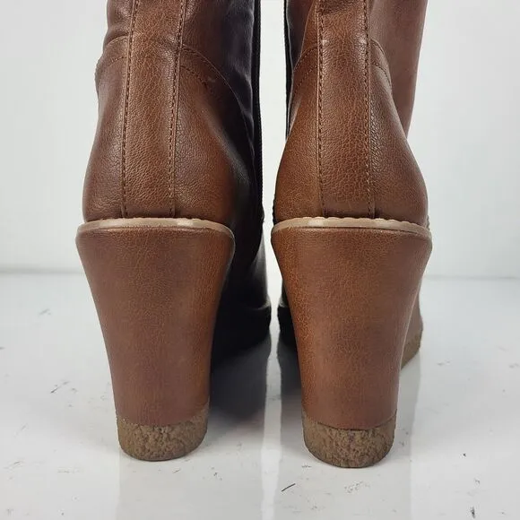 Zodiac Iggy Wedge Knee High Boot Size 8 New