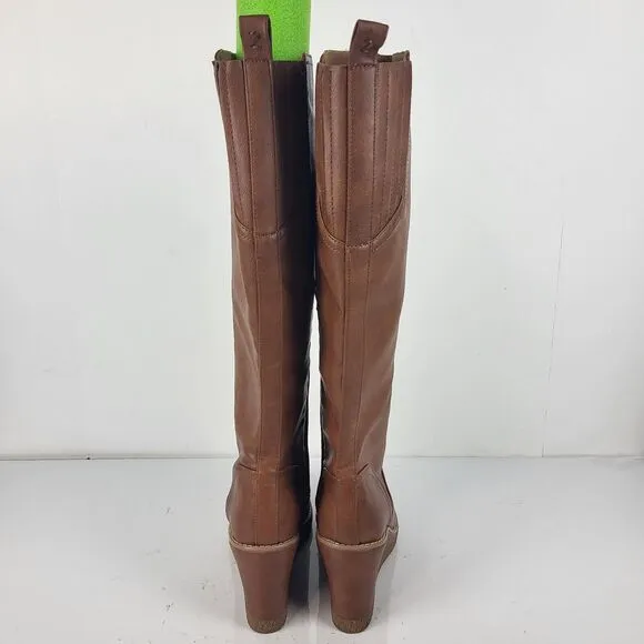 Zodiac Iggy Wedge Knee High Boot Size 8 New